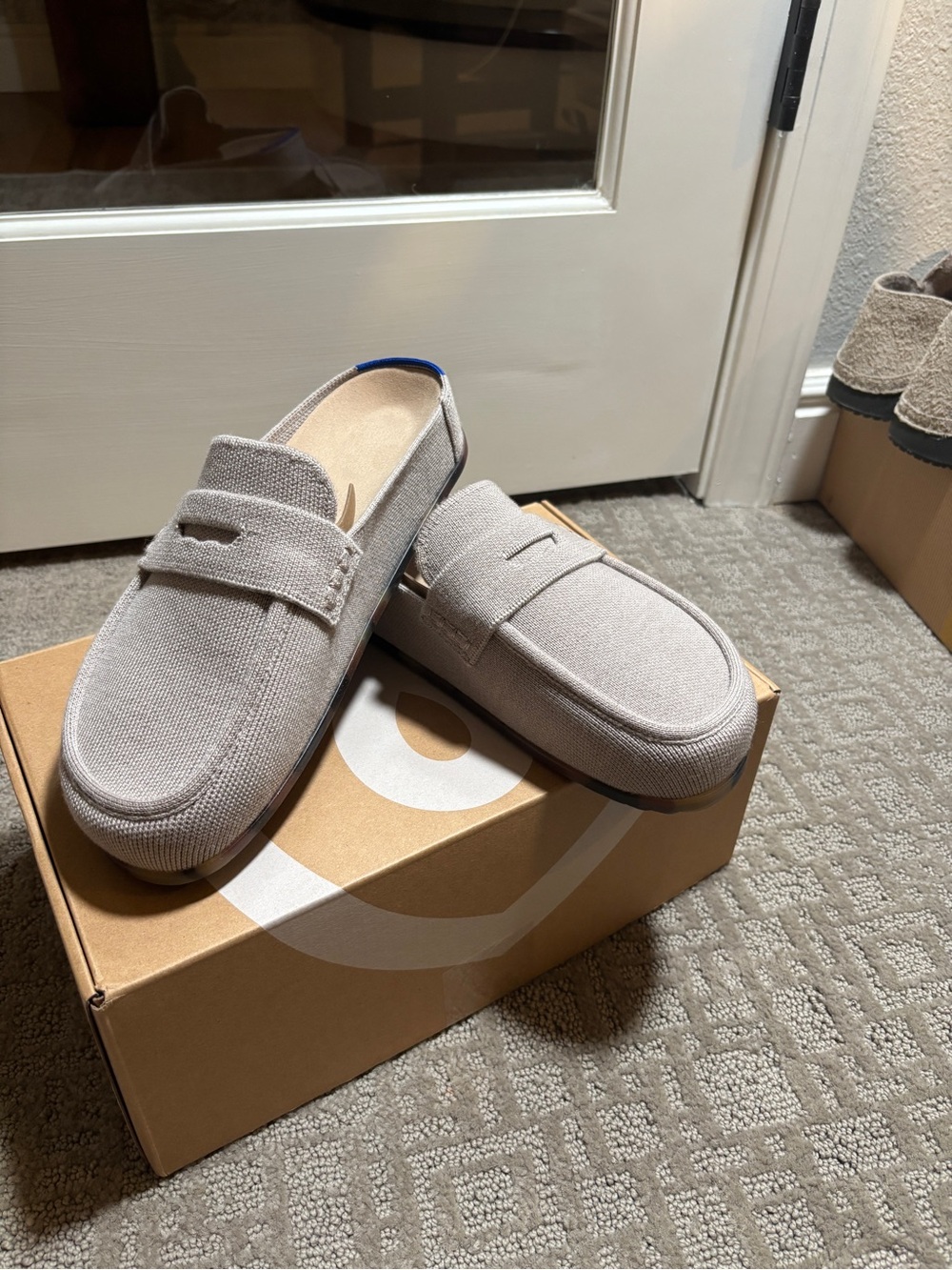 Rothy's Penny Clogs in Dove NWT